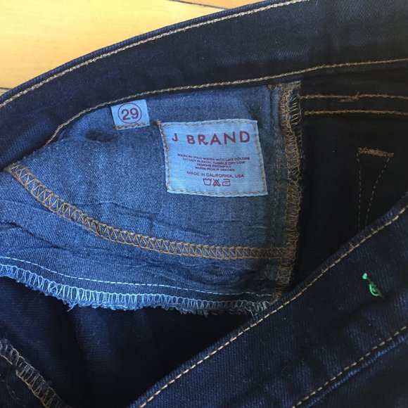 J Brand 914 Cigarette Jeans BLACK Size 29 - Picture 5 of 7